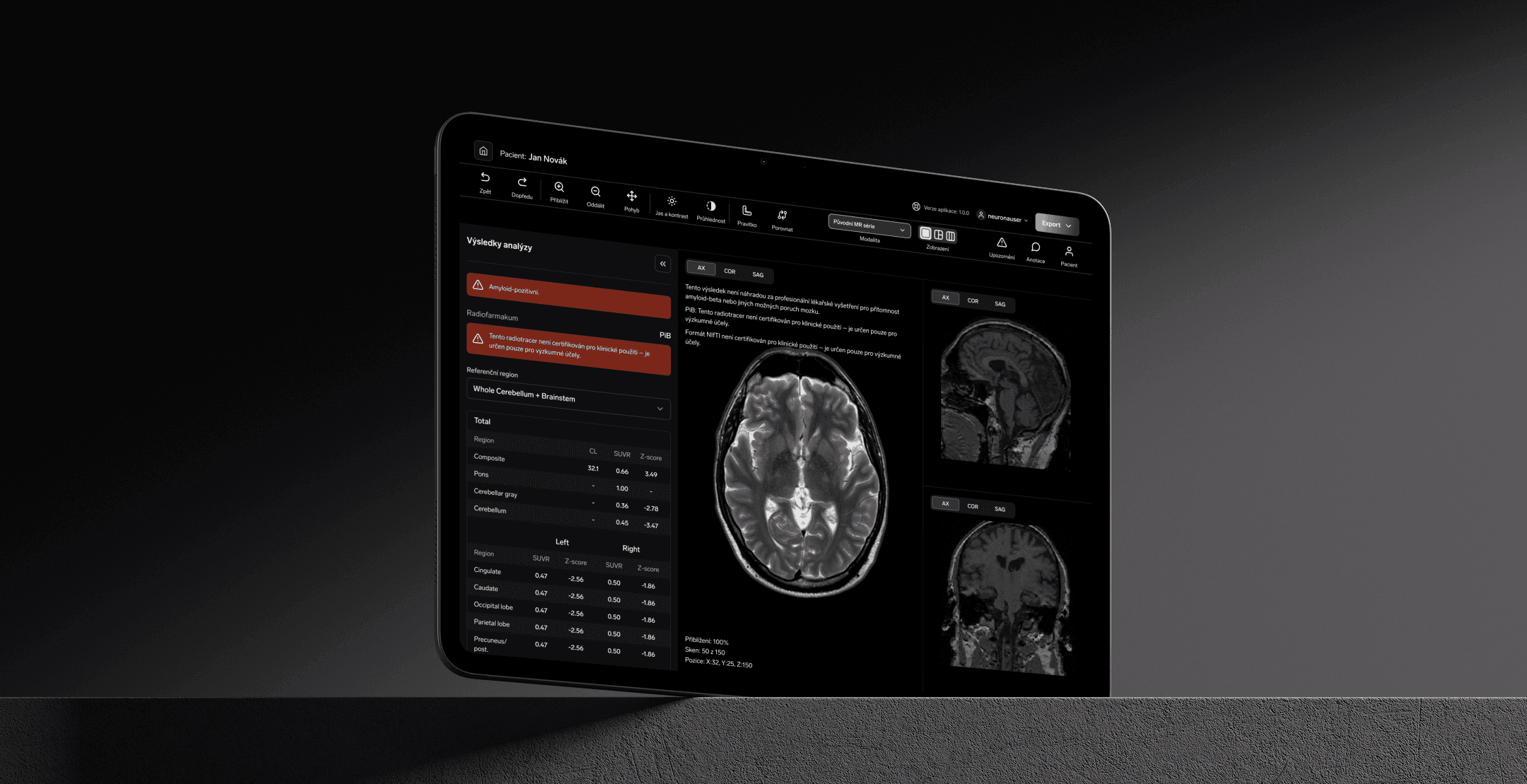 Neurona tablet view large